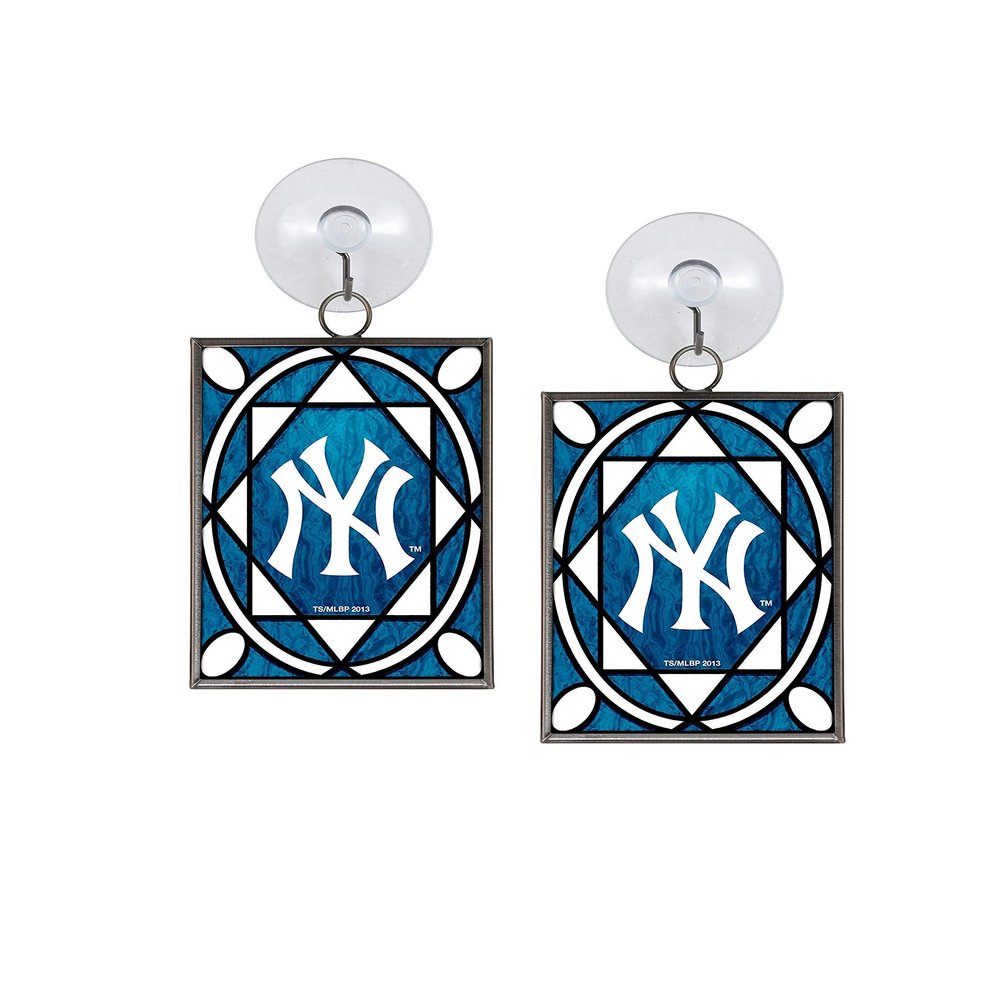 FOCO New York Yankees Blown Glass Ornament 2 Pack