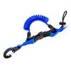 Scuba Choice Diving Shark Coil Lanyard with 1 Snap and Quick Release Buckles Blue view 1