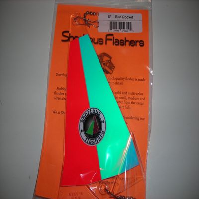 Fishing Flasher, 8", Red Rocket