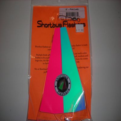 Shortbus Flashers SB-8-PINLA 8" Fishing Flasher-Pink Lady