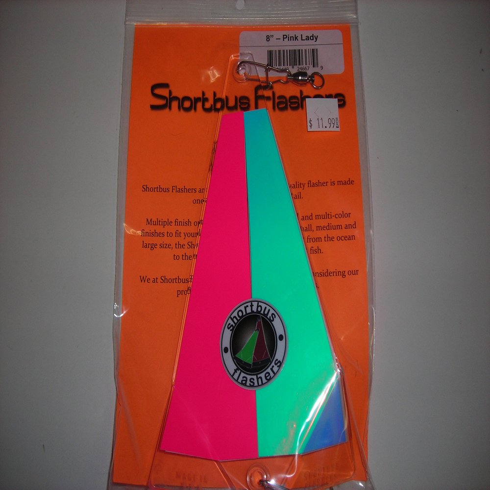 Shortbus Flashers SB-8-PINLA 8" Fishing Flasher-Pink Lady