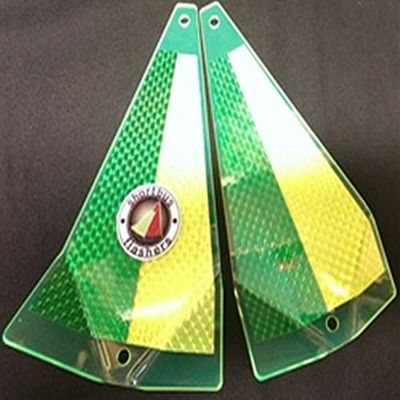 Fishing Flasher, 8", GRB-Kelly Green