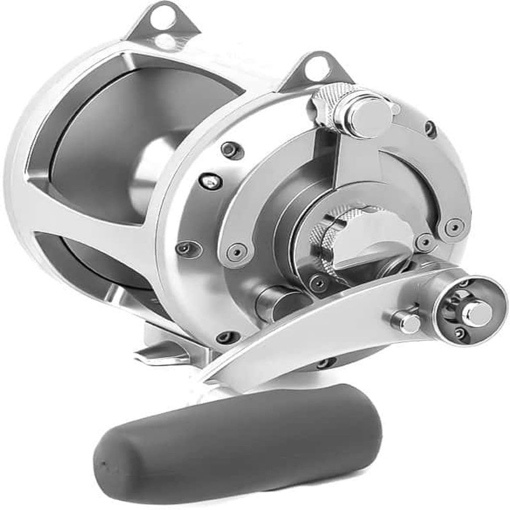Avet Pro EX Wide 50/2 2-Speed Reel | Right - 6BB, 3.2:1 Ratio - Silver