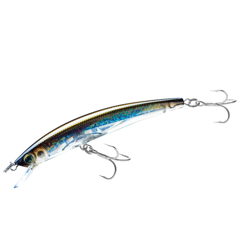 Yo-Zuri Crystal 3D Minnow Floating Lure, Silver Bronze, 3-1/2-Inch
