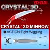 Yo-Zuri Crystal 3D Minnow Floating Lure, Silver Bronze, 3-1/2-Inch view 3