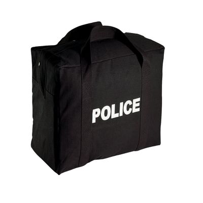 Rothco Canvas Large Police Logo Gear Bag, Black