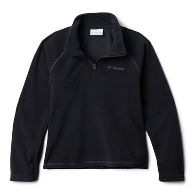 Columbia Boys' Little Glacial Half Zip Fleece Jacket, Black, XX-Small