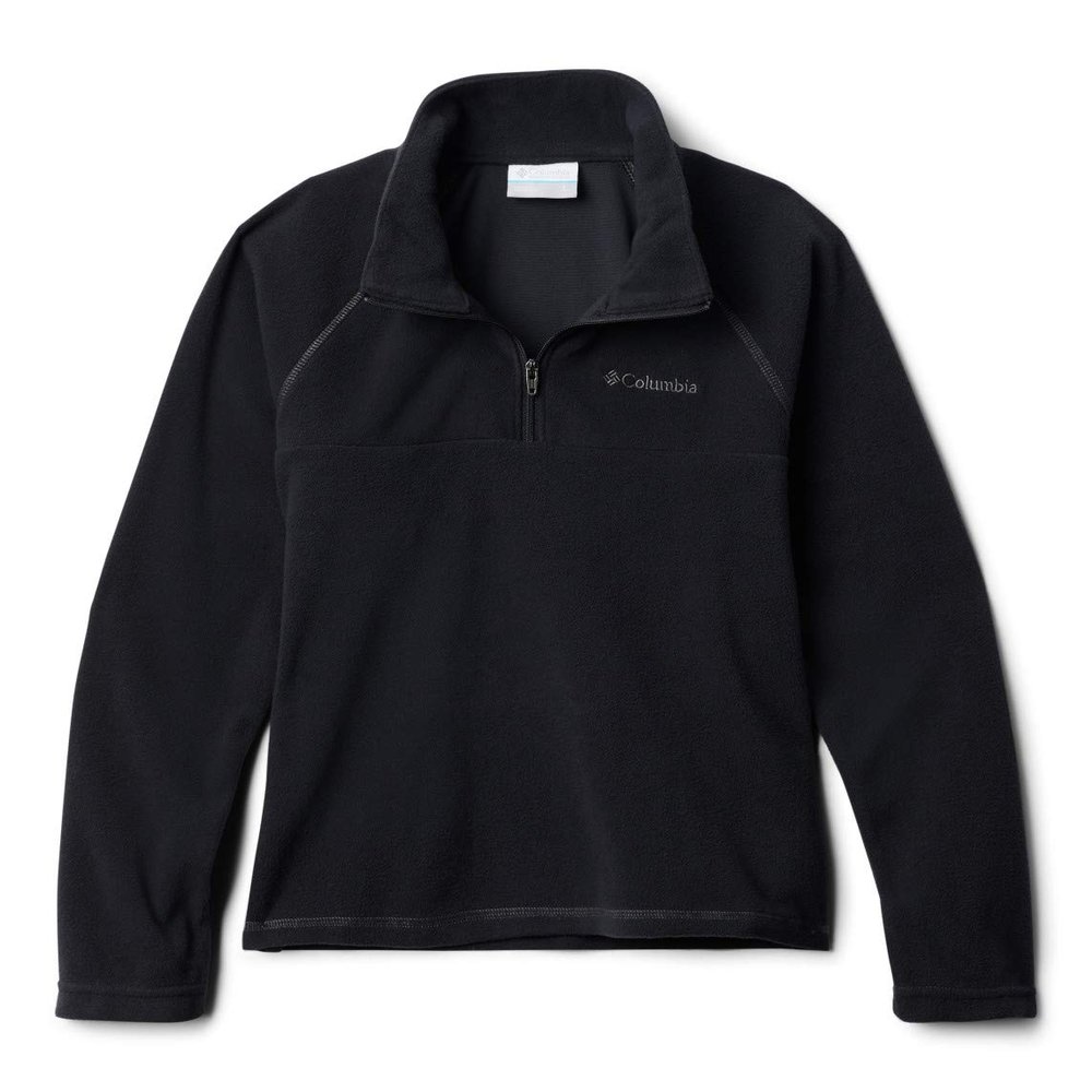 Columbia Boys' Little Glacial Half Zip Fleece Jacket, Black, XX-Small