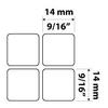 FUNCTION KEYS for DESKTOP NON-TRANSPARENT KEYBOARD LABELS WHITE BACKGROUND 14X14 view 2