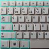 FUNCTION KEYS for DESKTOP NON-TRANSPARENT KEYBOARD LABELS WHITE BACKGROUND 14X14 view 4