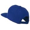 Large Old English C Embroidered Flat Bill Cap - Royal OSFM view 3