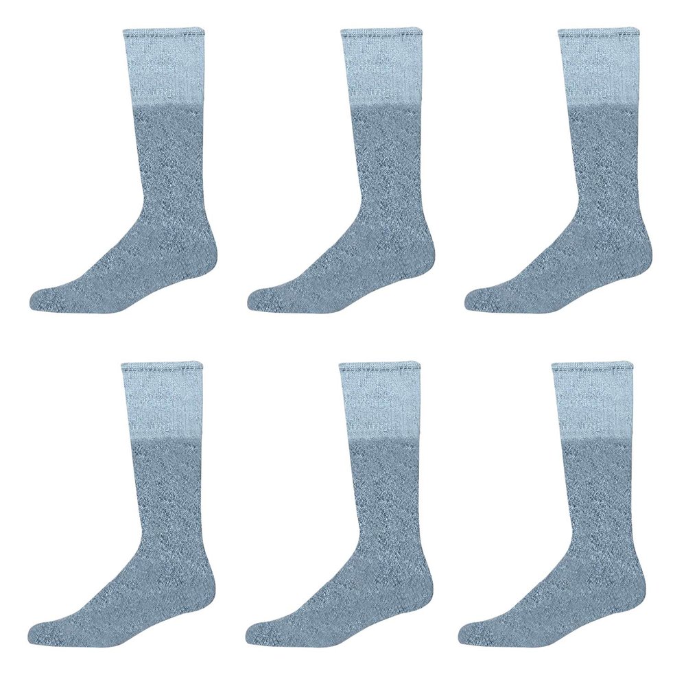 6 Pairs of Yacht & Smith Kids & Children's Cotton Tube Socks, Wholesale Bulk Pack Referee Style, Boys Girls