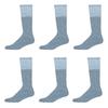 6 Pairs of Yacht & Smith Kids & Children's Cotton Tube Socks, Wholesale Bulk Pack Referee Style, Boys Girls