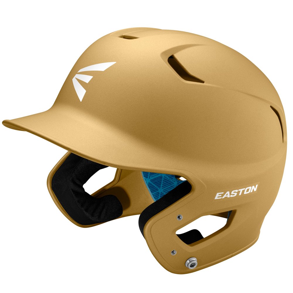 Easton | Z5 2.0 Batting Helmet | Baseball | Senior (7 1/8" - 7 1/2") | Matte Vegas Gold