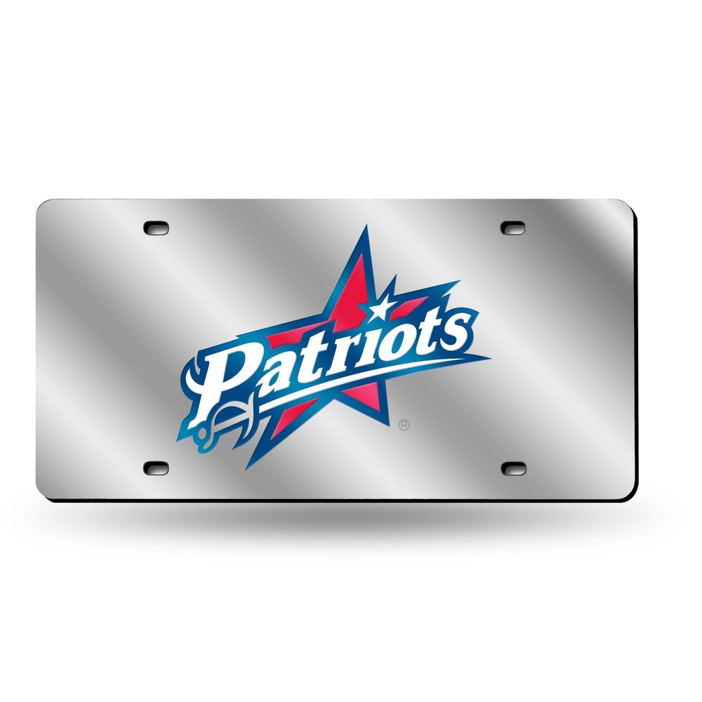NCAA Francis Marion Patriots Laser Inlaid Metal License Plate Tag, Silver