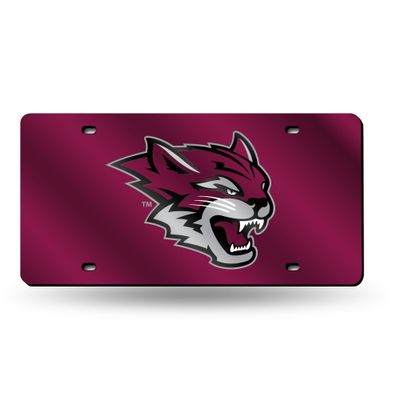 Rico Industries NCAA Chico State Wildcats Laser Inlaid Metal License Plate Tag