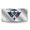 NCAA UT Martin Skyhawks Laser Inlaid Metal License Plate Tag, Silver view 1