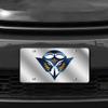 NCAA UT Martin Skyhawks Laser Inlaid Metal License Plate Tag, Silver view 2