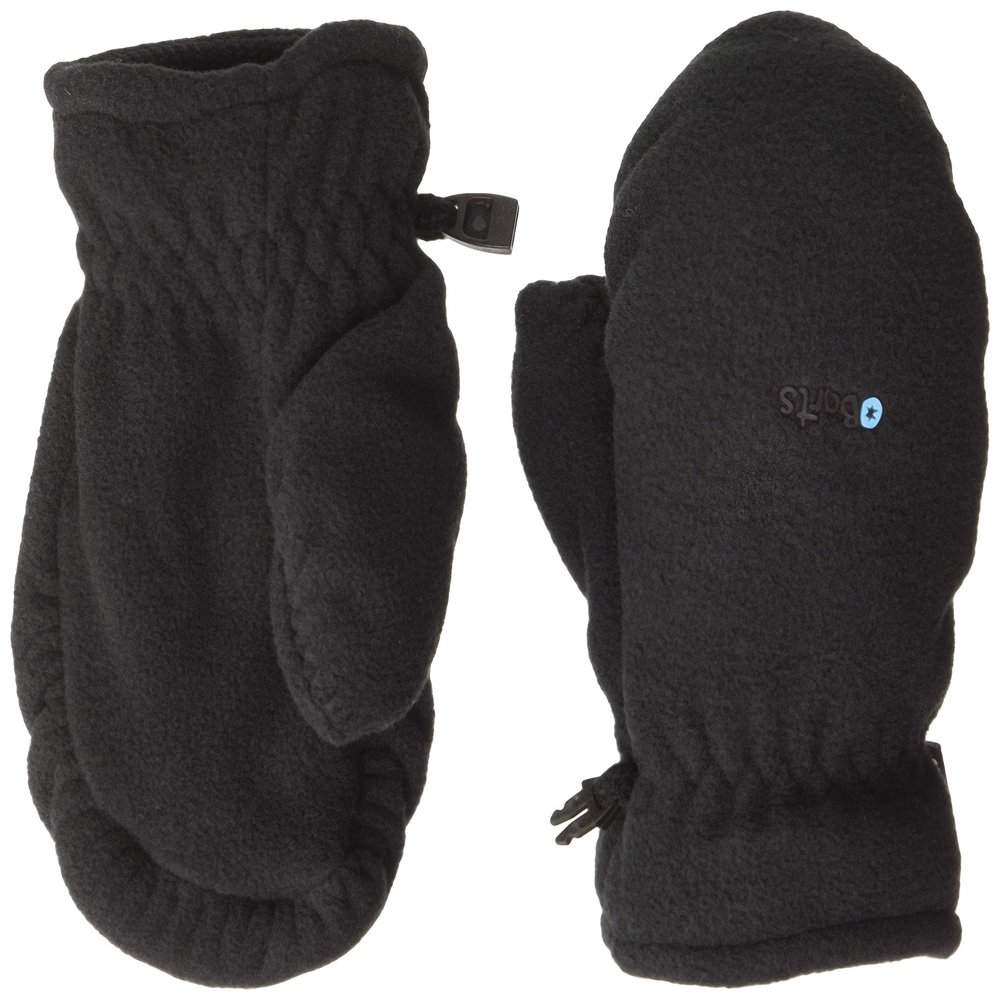 Barts Kids Soft Fleece Mittens - Black - 2-3 Yrs