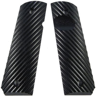 LOK Grips Ridgeback 1911 Grips Standard Full Size Commander (Black)