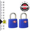 Master Lock 4695EURTAST Pack of 2 TSA Approved Aluminum Luggage Padlock, Random Color, 1.5 x 0.9 x 0.4 inch view 2