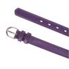 CTM Kid's Leather 1 inch Basic Dress Belt, Xlarge, Purple view 2