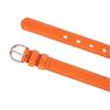CTM Kid's Leather 1 inch Basic Dress Belt, Xlarge, Orange view 2