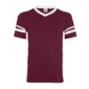 Augusta Sportswear Augusta Sleeve Stripe Jersey, Maroon/White, X-Large view 1
