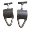 Set of 2" Chain Collars With Loops for Weightlifting Black view 1