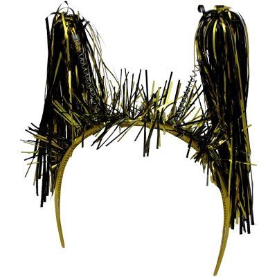 Gift House Headband Black & Gold