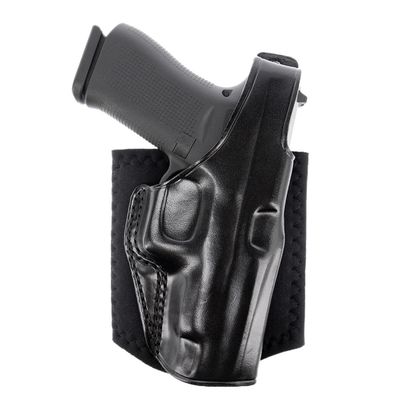 Galco Ankle Glove Holster Compatible with Sig-Sauer P365 X-Macro, Sig-Sauer P365 X-Macro w/wo Red Dot, Black Finish, Right Hand