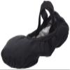 Wide Width Canvas Ballet Shoes, Black SD16 view 1