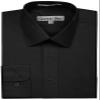 Gentlemens Collection Men's 1909 Long Sleeve Regular Fit Dress Shirt - Black - 15.5 2-3 view 1