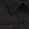 Gentlemens Collection Men's 1909 Long Sleeve Regular Fit Dress Shirt - Black - 15.5 2-3 view 2