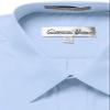 Gentlemens Collection Men's 1909 Long Sleeve Regular Fit Dress Shirt - Light Blue - 15 4-5 view 2