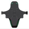 RRP Rapid Racer Products Unisex Enduroguard Mudguard, Black/Green, S UK view 1