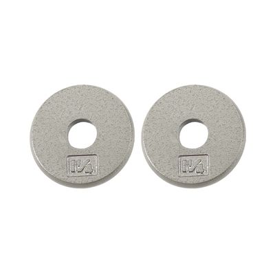 Ader Standard Weight Plate (Gray, 1.25-lb) Pair