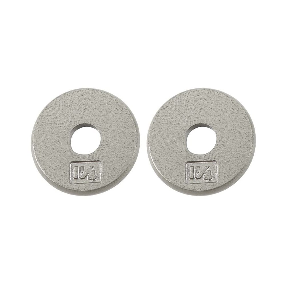 Ader Standard Weight Plate (Gray, 1.25-lb) Pair