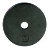 Ader Standard 1" Hole Cast Iron Weight Plate (Black, 7.5-LB) view 1