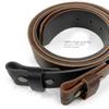 Belts.com One Piece Full Grain Buffalo Leather Replacement Strap 1-1/2" wide (Brown, 48) view 2