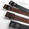 Belts.com One Piece Full Grain Buffalo Leather Replacement Strap 1-1/2" wide (Brown, 48) view 3