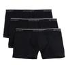 2(x)ist men's Cotton Stretch 3 Pack Jock Strap, Small, Black/Black/Black view 1
