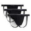 2(x)ist men's Cotton Stretch 3 Pack Jock Strap, Small, Black/Black/Black view 1