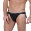 2(x)ist men's Cotton Stretch 3 Pack Jock Strap, Small, Black/Black/Black view 2