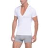2(X)IST Men's Pima Cotton Slim Fit Deep V-Neck T-Shirt White view 3