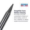 Scuba Choice Graphite Pencil for Dive Slate with Cap & Bungee  Durable Replacement for Underwater Writing, Scuba Diving, Snorkeling, Freediving, Spearfishing, 3-4/3" Pencil view 3