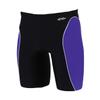 Dolfin Men's Color Block Team Panel Jammer Black/Purple/White 38 view 1