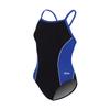 Dolfin Swimwear Team Panel V-2 Back - Black/Royal, 32 view 1