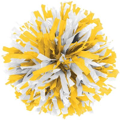 in-Stock Youth Cheerleading Pom Gold/Wht