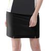 Monterey Club Women's Solid Honeycomb Texture Knit Skirt #2856 (Black, Medium) view 1